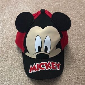 Disney Mickey Mouse Kids Hat - Red and Black